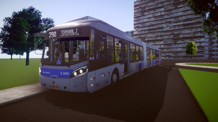 New Caio Millennium BRT II Articulated Bus Driving  Proton Bus Simulator  Urbano Android Gameplay 