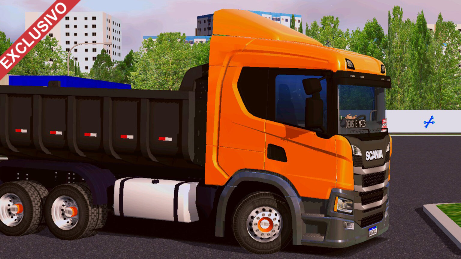 Skin Scania P Laranja Do Gbn Na Ca Amba Exclusivo Skins Games Truck