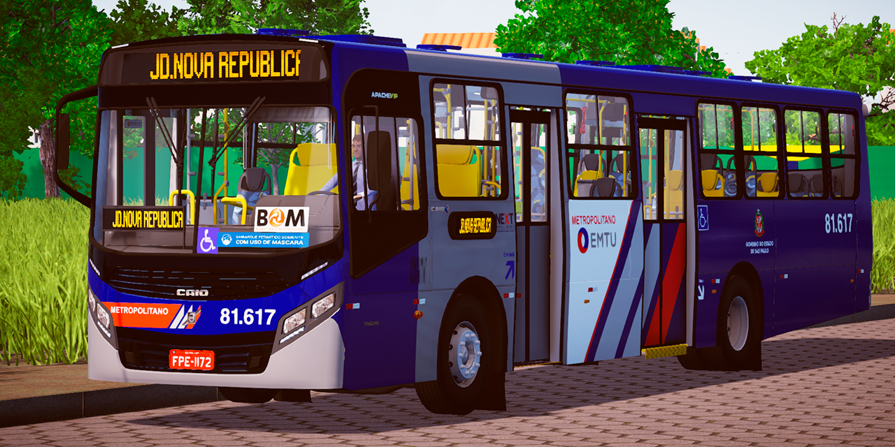 Caio Apache Vip IV Volvo B270F Euro V Padrão BH para o Proton Bus Simulator/Road