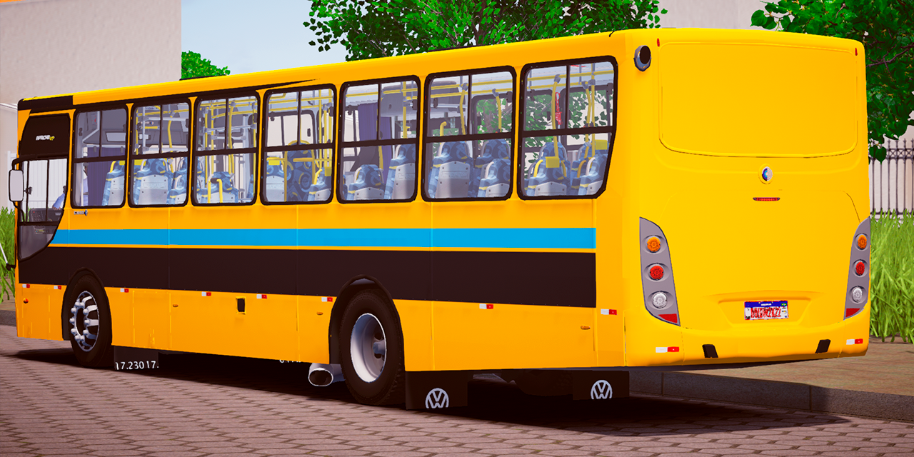 Caio Apache Vip II VW 17-230 Escolar Qualificado - Proton Bus Simulator 