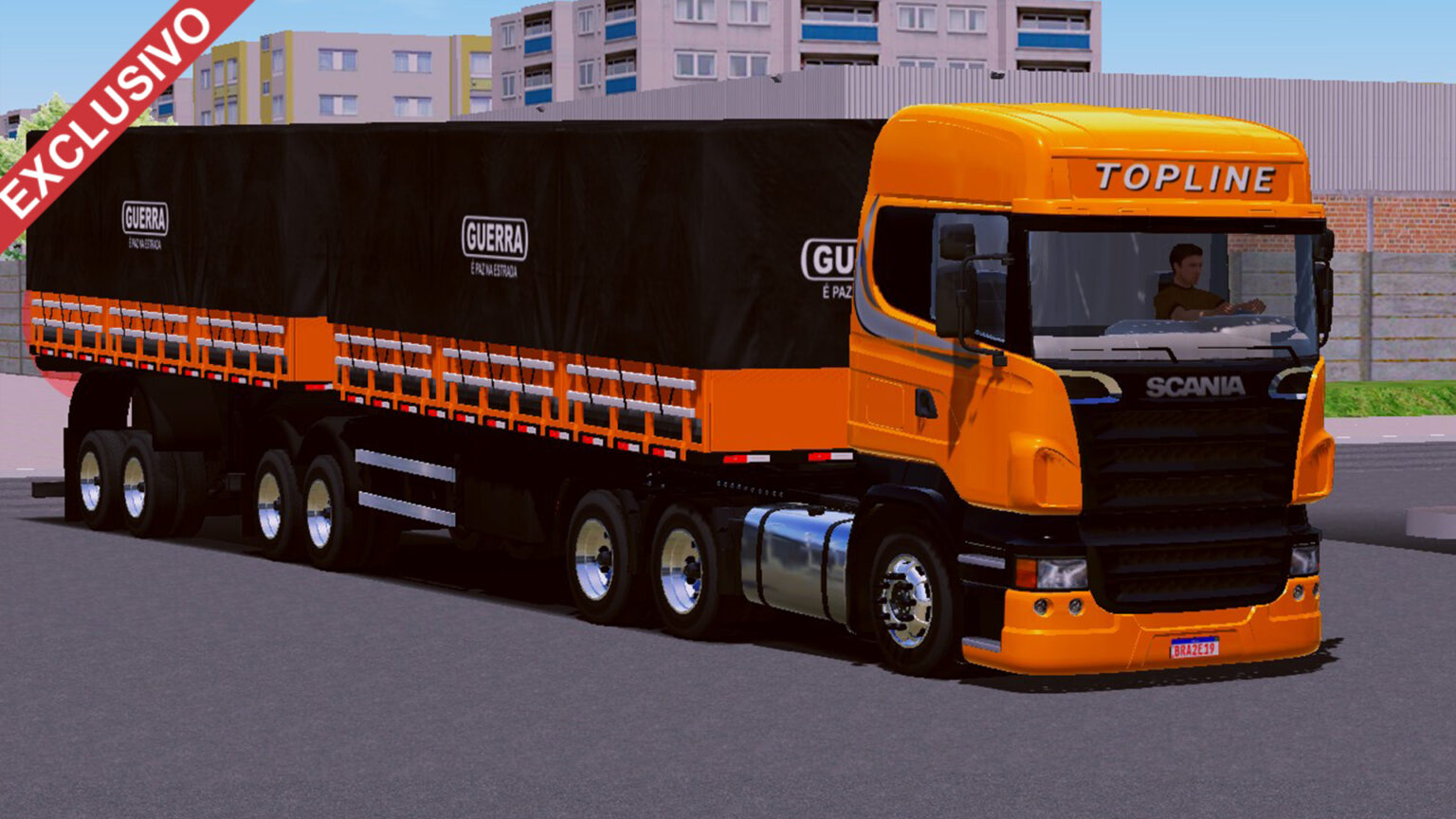 Skin Scania R Laranja No Bitrem Exclusivo Skins Games Truck